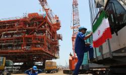 بارگیری سومین سکوی فاز 14 پارس جنوبی
