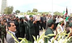 پیکر پاک دو شهید گمنام با حضور معاون وزیر نفت تشییع شد