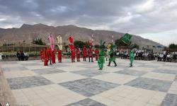 طنین موسیقی سنتی مذهبی و اجرای سوگواره امام حسین (ع) در سازمان منطقه ویژه پارس