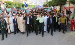 مراسم راهپیمایی ۲۲ بهمن شهر عسلویه