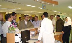 گزارش تصویری/ بازدید معاون وزیر نفت و رییس دانشگاه علوم پزشکی تهران از بیمارستان توحید جم