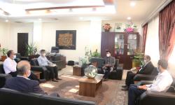 دیدار رییس بیمارستان امام خمینی(ره) کنگان با مدیر عامل سازمان منطقه ویژه پارس