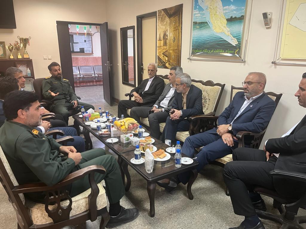 تجلیل از فرماندهان سپاه مستقر در جنوب استان بوشهر توسط مدیرعامل و مدیران سازمان منطقه ویژه پارس