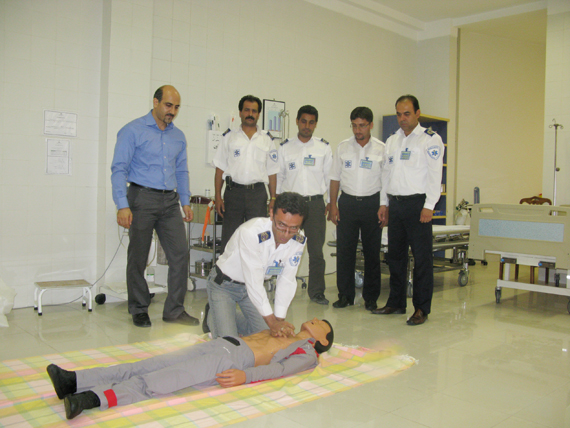 کلاس آموزشی تازه های CPR پایه ای در پارس جنوبی برگزار شد