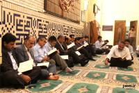 برگزاری نماز جماعت و تلاوت قرآن کریم در ماه مبارک رمضان در مسجد سازمان