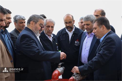 بازدید رییس سازمان پدافند غیرعامل کشور از شرکت بهداشت، ایمنی و محیط زیست پتروشیمی های عسلویه