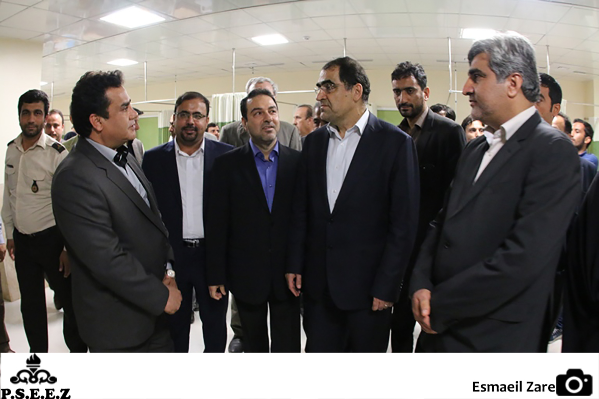 طرح های توسعه ای بیمارستان کنگان افتتاح شد