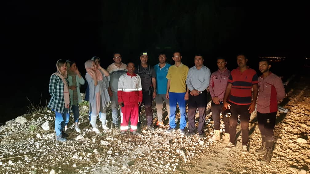 عملیات نجات کوهنوردان در کوههای روستای کلات