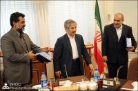 مراسم معارفه مدیران عامل منطقه ویژه پارس و شرکت پایانه های نفتی ایران