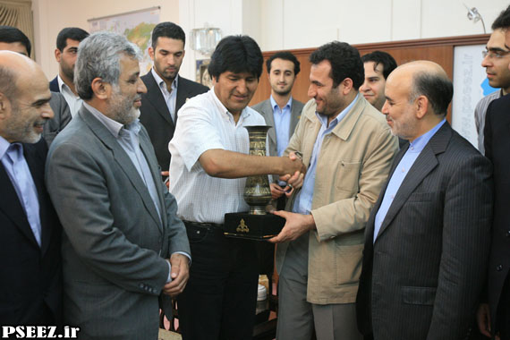 گزارش تصویری/ بازدید آقای مورالس رئیس جمهور بولیوی از پارس جنوبی (4)