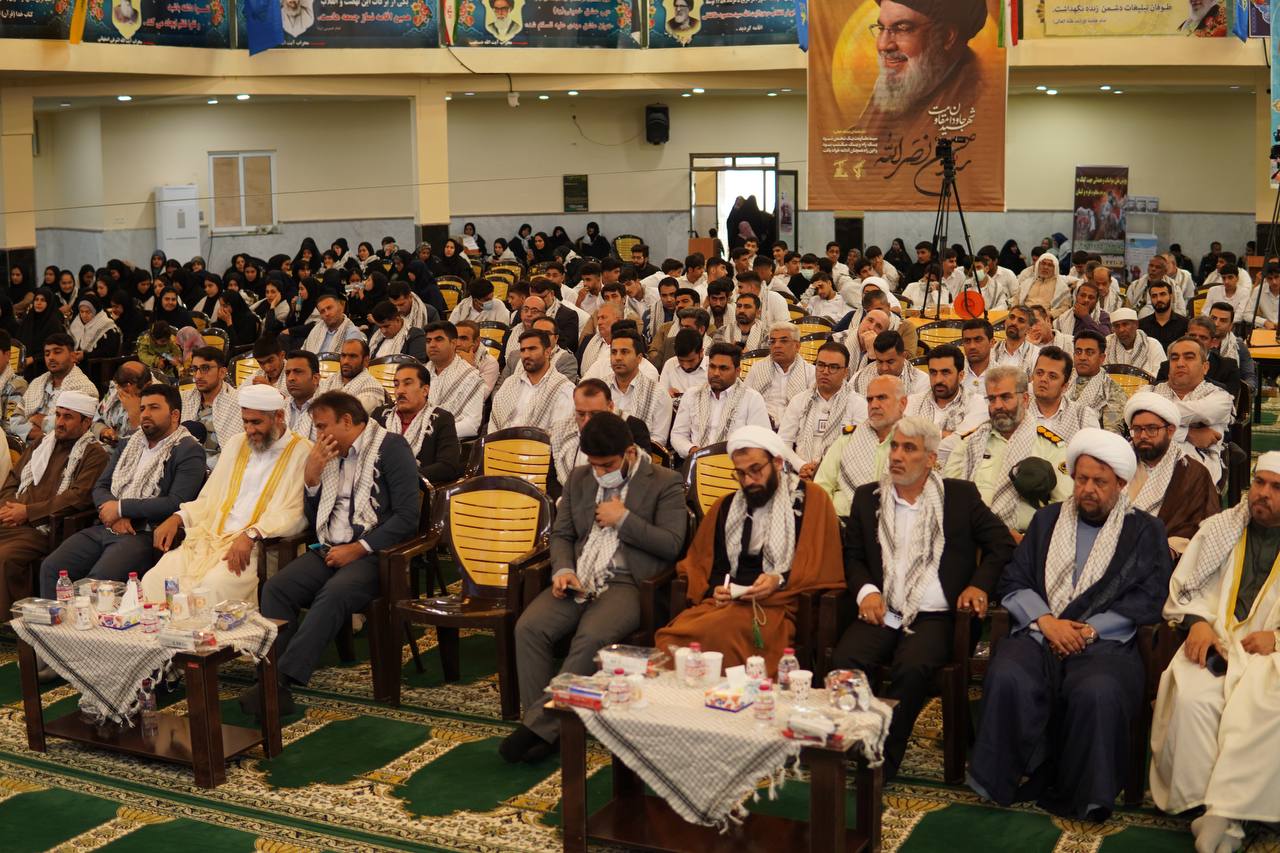برگزاری مراسم اقتدار بسیج در عسلویه