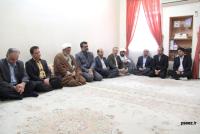 دیدار مدیران منطقه ویژه پارس با خانواده شهید عاشوری