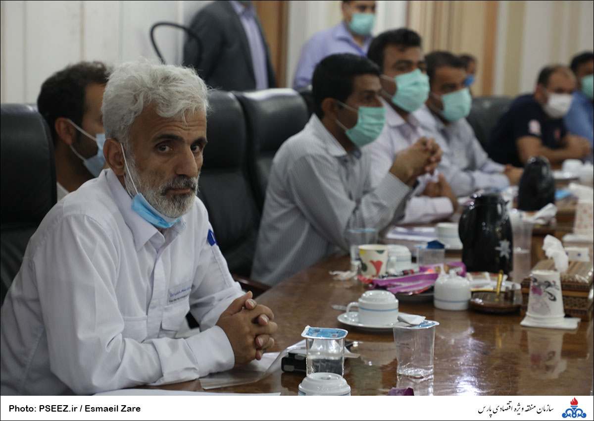 مسائل و مشکلات کارکنان پیمانکاری مناطق عملیاتی پارس جنوبی بررسی شد
