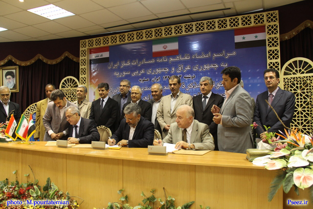 مراسم امضای  <strong class='sis-keyword'>تفاهم نامه</strong>  <strong class='sis-keyword'>صادرات</strong> گاز ایران به  <strong class='sis-keyword'>عراق</strong> و سوریه