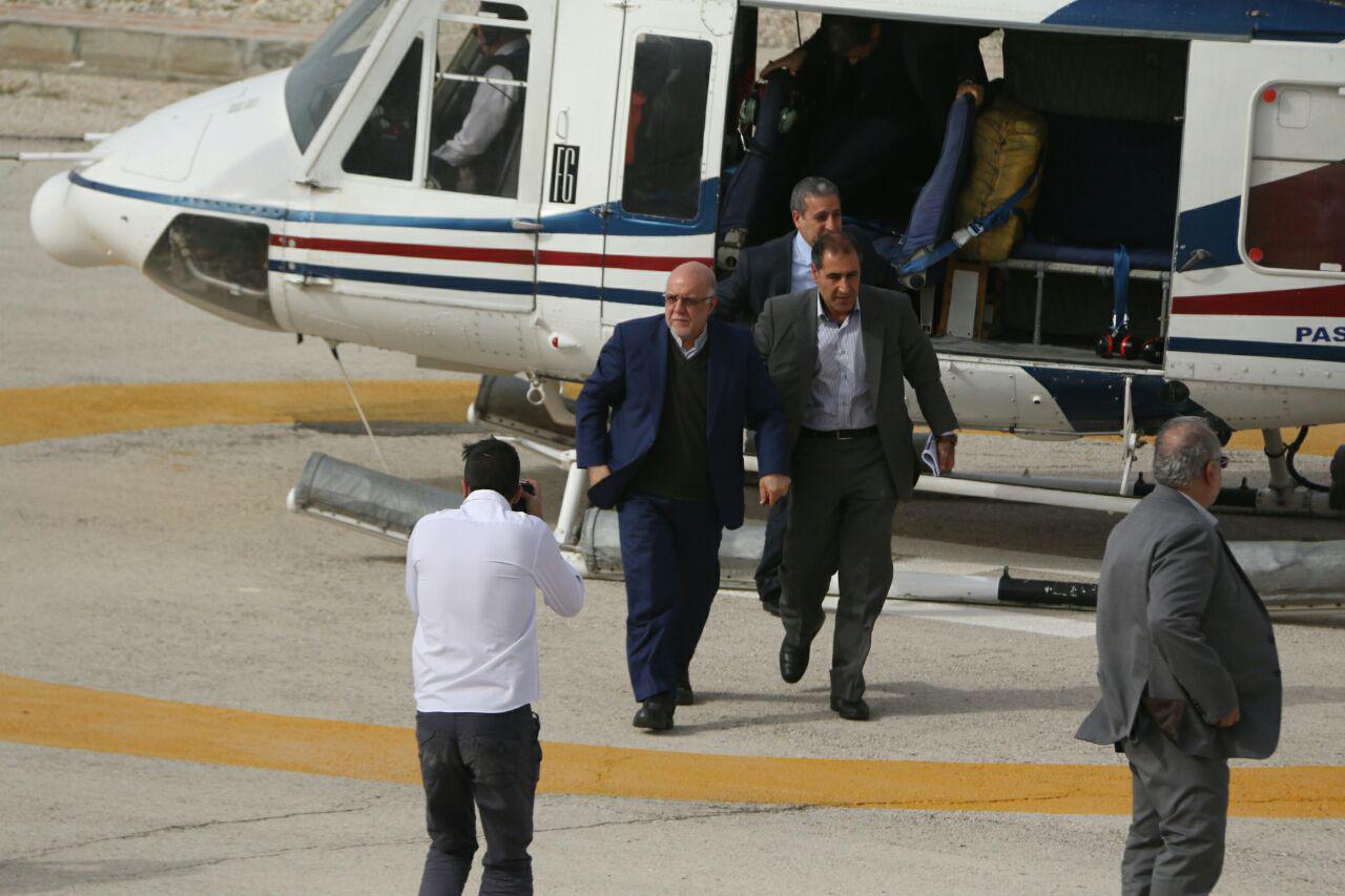 بازدید وزیر نفت از فاز 13 4