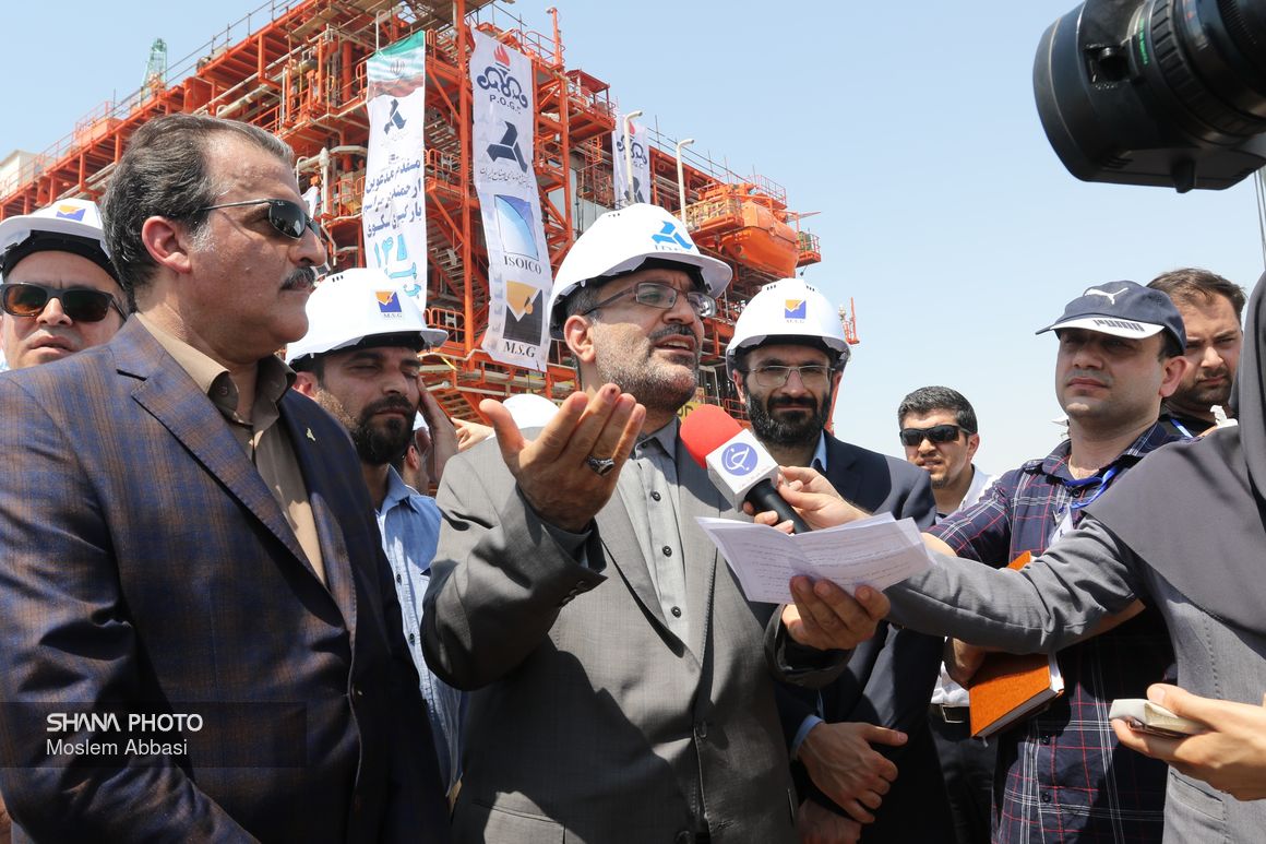 بارگیری سومین سکوی فاز 14 پارس جنوبی 5
