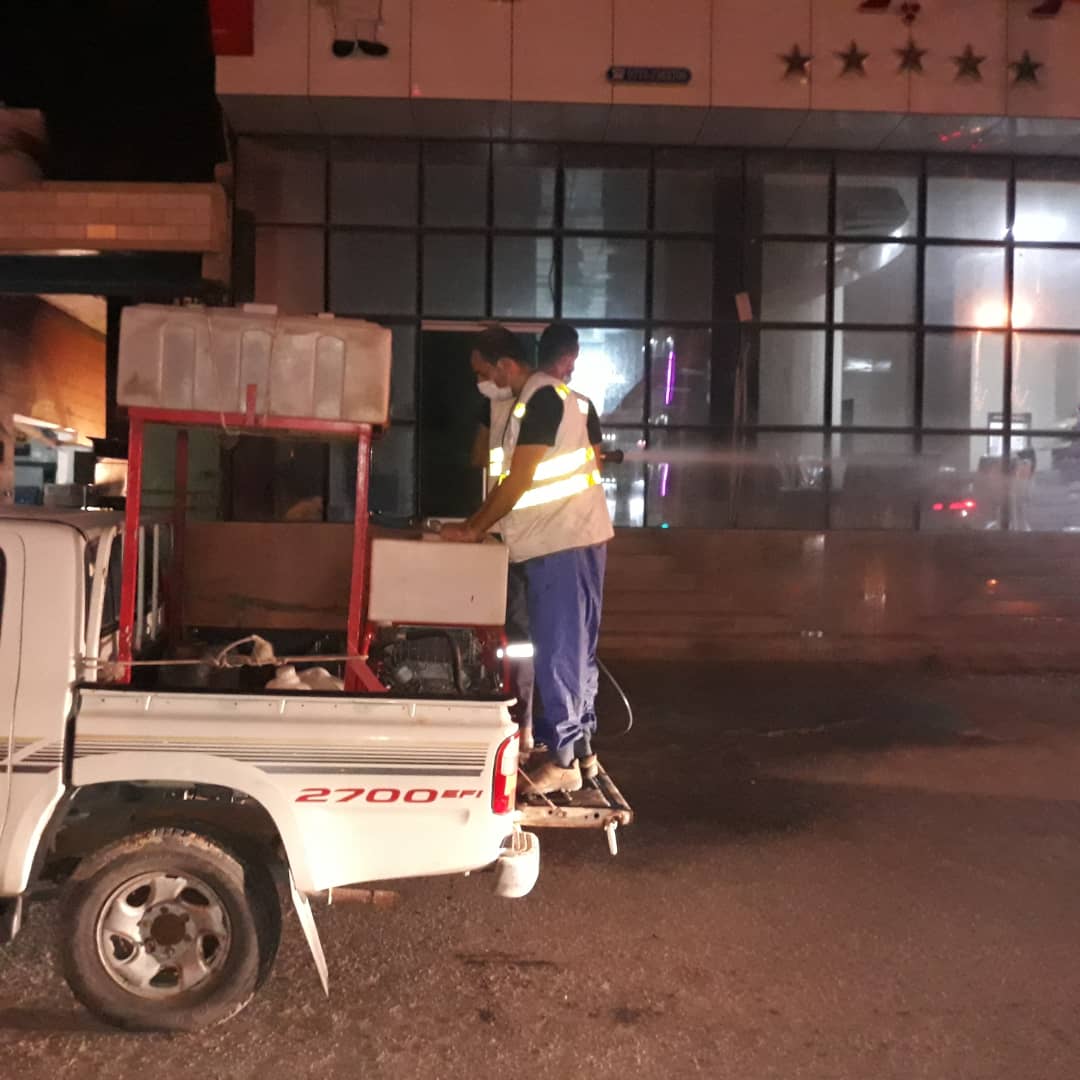 ضد عفونی شهرهای بیدخون و چاه مبارک 1