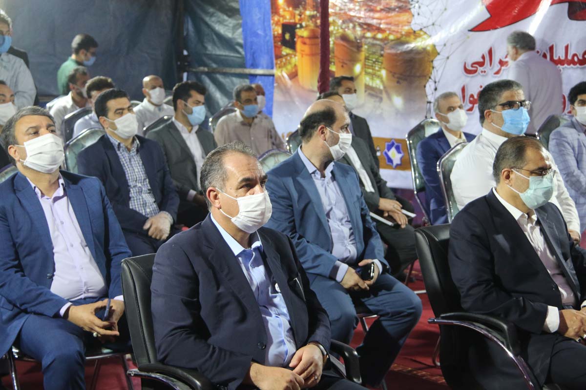 کلنگ زنی پتروشیمی ارغوان 2