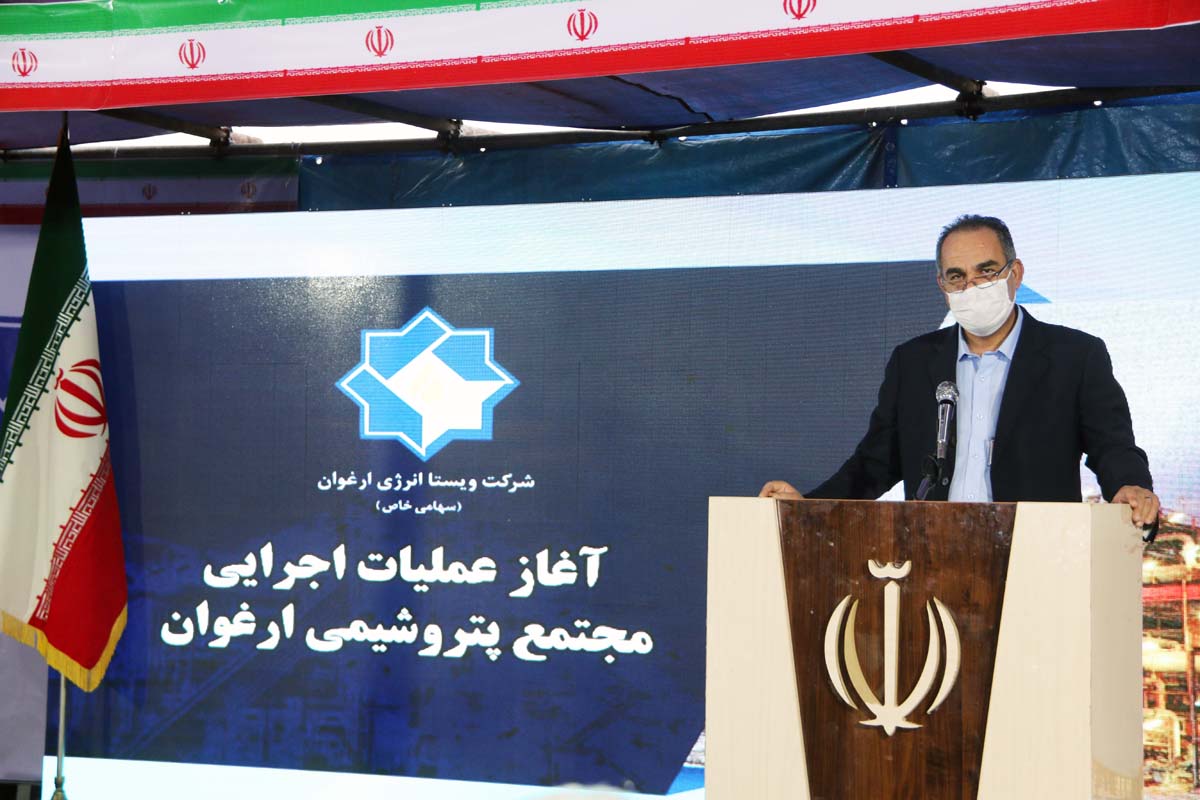 کلنگ زنی پتروشیمی ارغوان 6