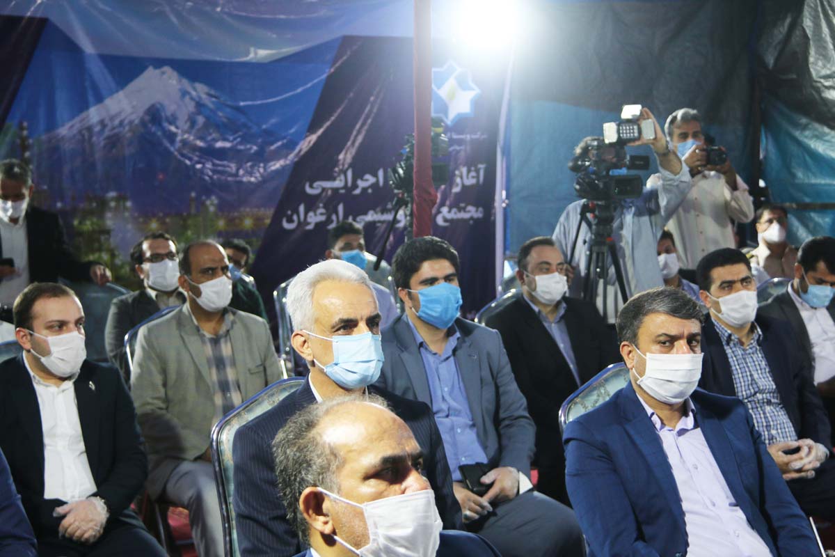 کلنگ زنی پتروشیمی ارغوان 8