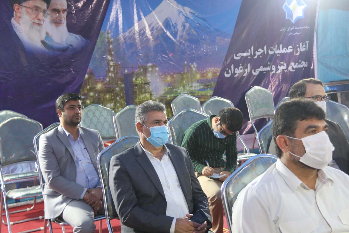 کلنگ زنی پتروشیمی ارغوان 12