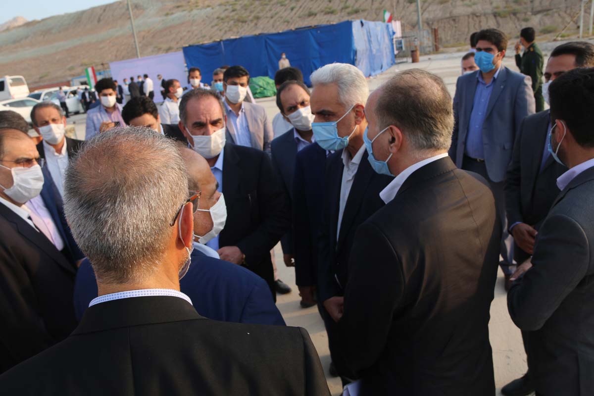 کلنگ زنی پتروشیمی ارغوان 15