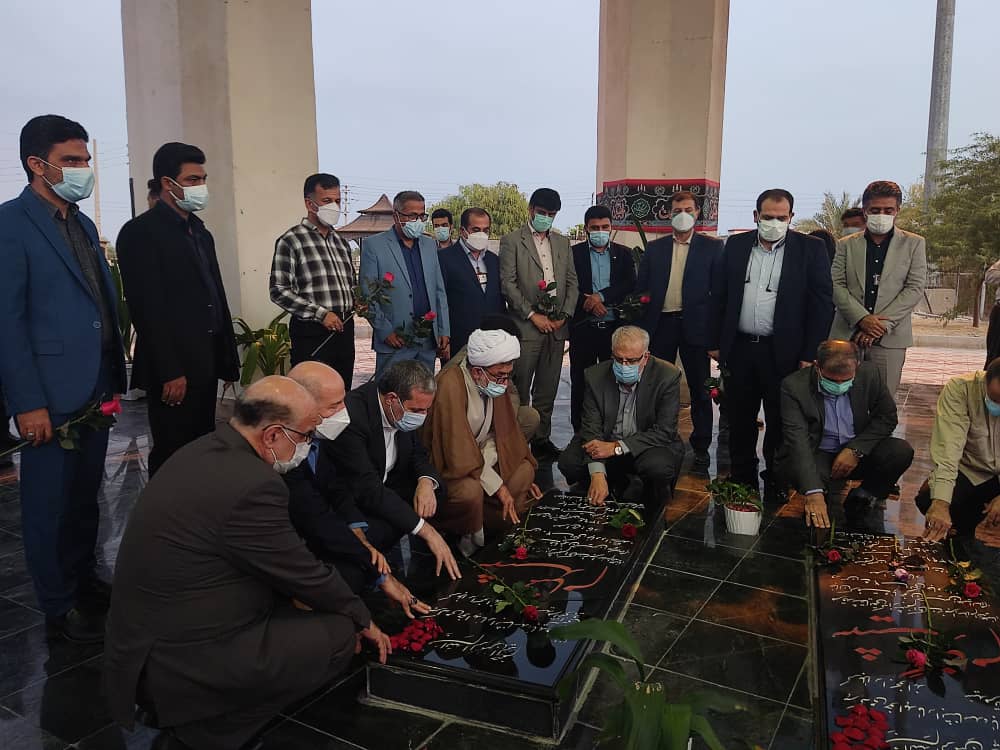 دیدار وزیر نفت شهدای گمنام 5