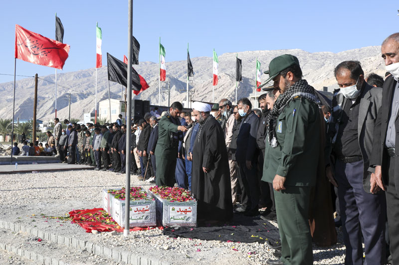 تشیع شهدای کمنام در شیرینو 1