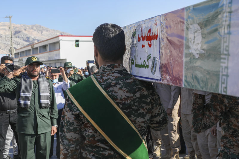 تشیع شهدای کمنام در شیرینو 6