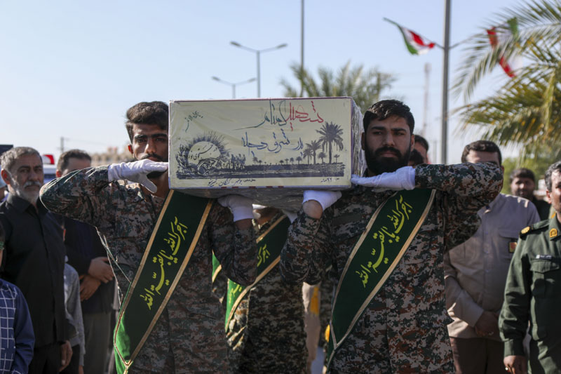 تشیع شهدای کمنام در شیرینو 8