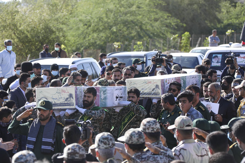 تشیع شهدای کمنام در شیرینو 9