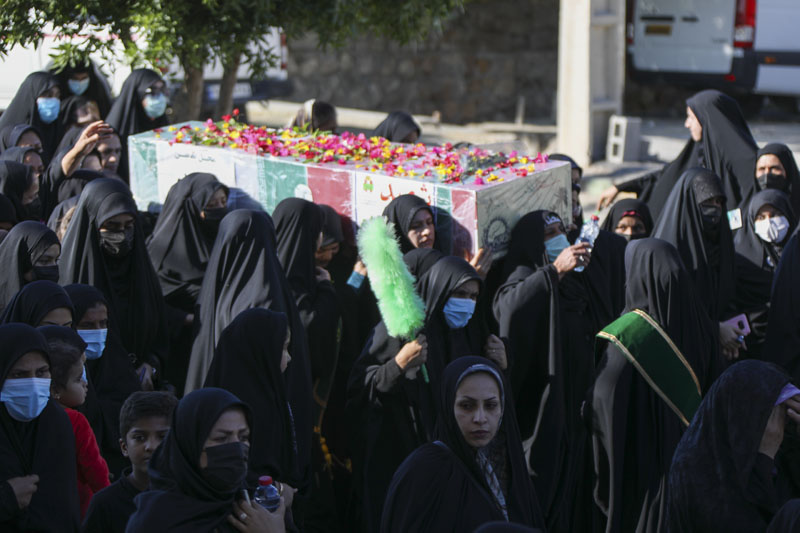 تشیع شهدای کمنام در شیرینو 11