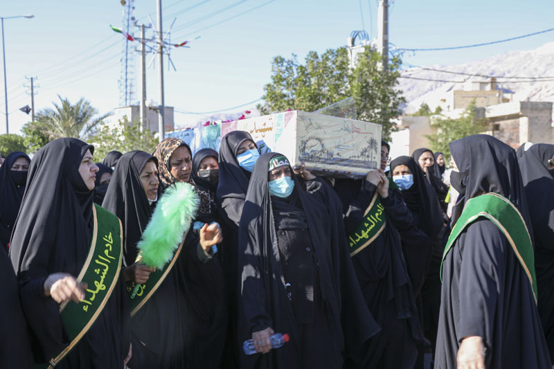 تشیع شهدای کمنام در شیرینو 13