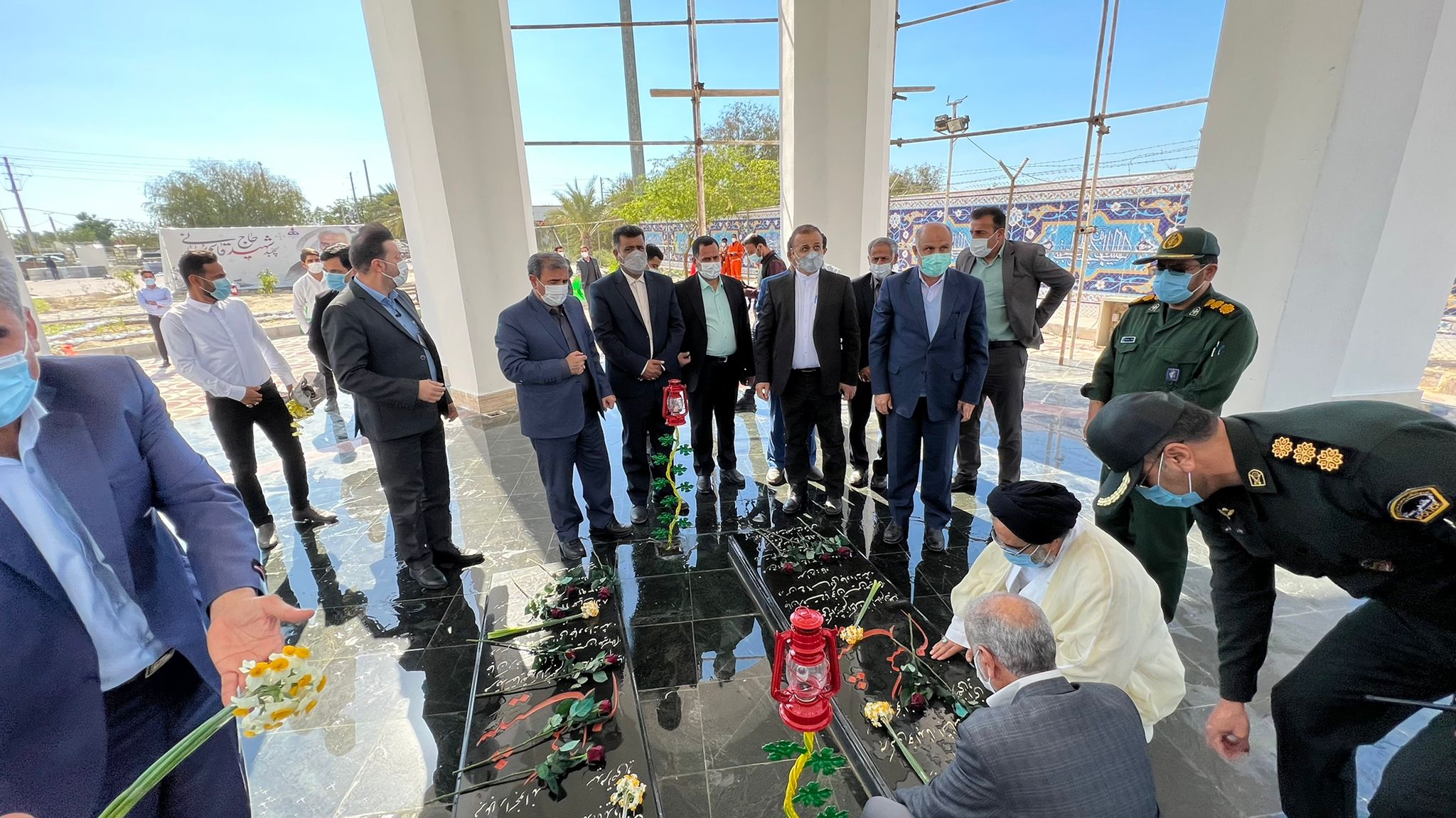 تجدید میثاق استاندار با شهدای گمنام 3