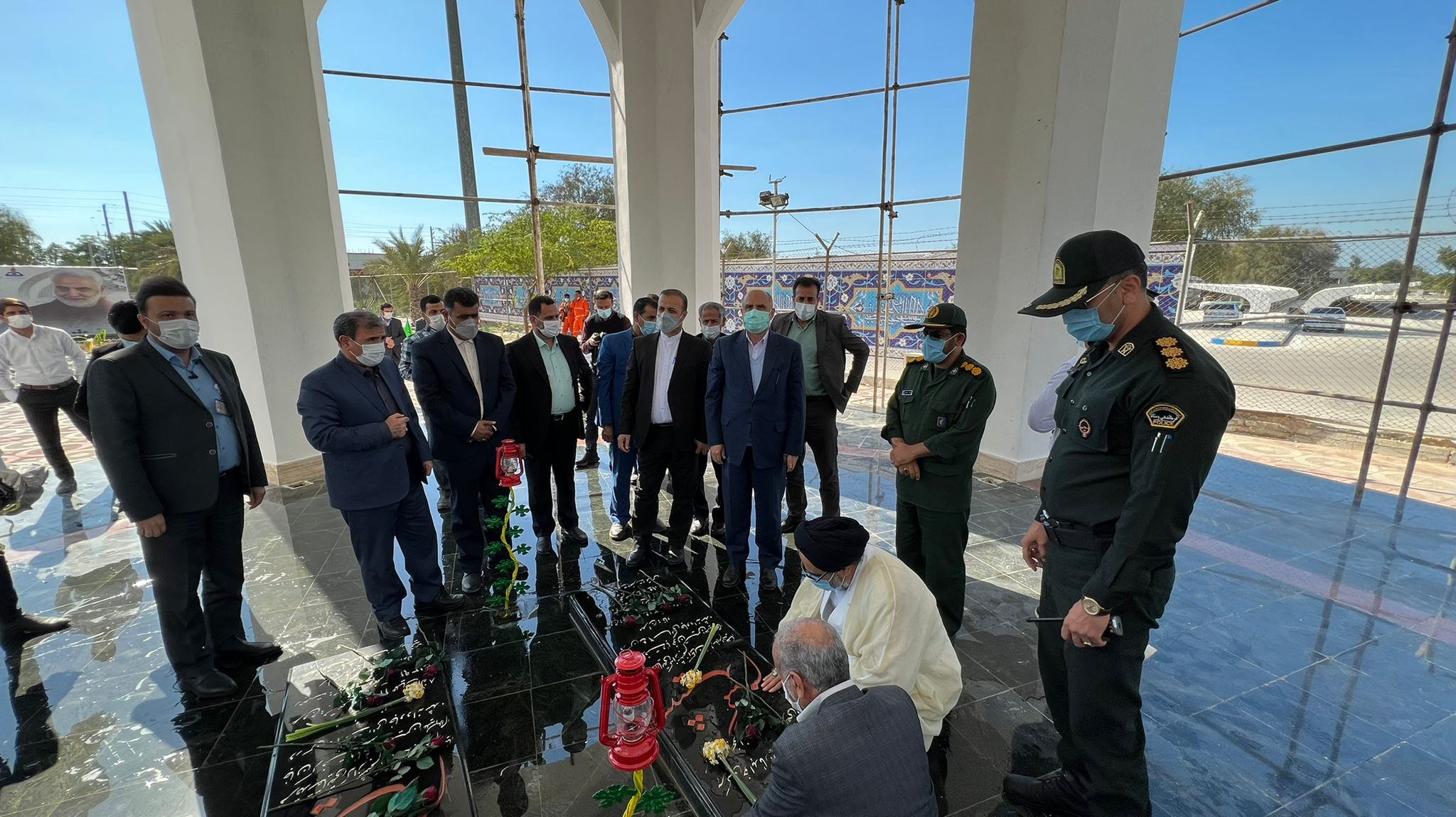 تجدید میثاق استاندار با شهدای گمنام 9