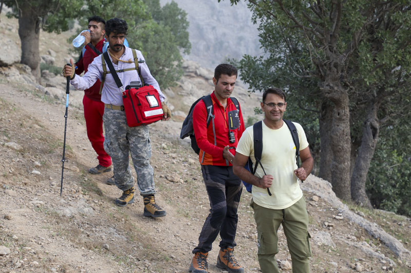 پیمایش مسیر آبشار زرد لیمه در کوهرنگ  18