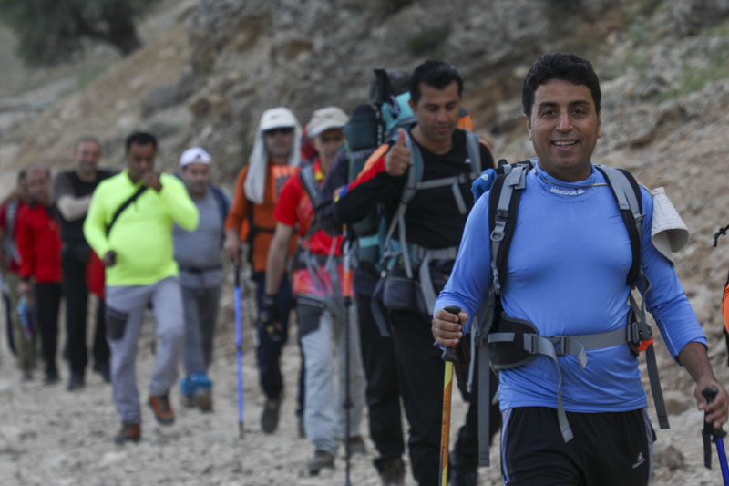 پیمایش مسیر آبشار زرد لیمه در کوهرنگ  25