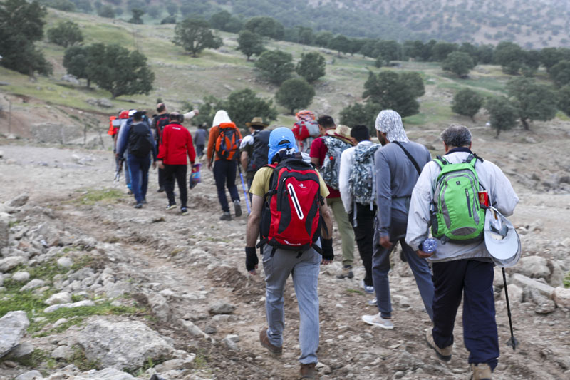 پیمایش مسیر آبشار زرد لیمه در کوهرنگ  67