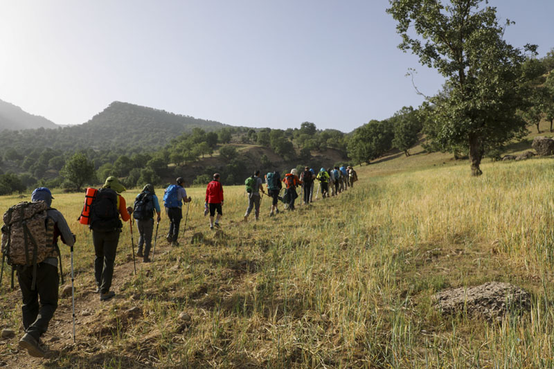 پیمایش مسیر آبشار زرد لیمه در کوهرنگ  78