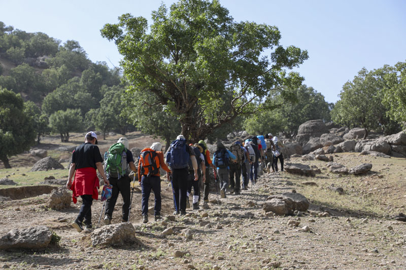 پیمایش مسیر آبشار زرد لیمه در کوهرنگ  86