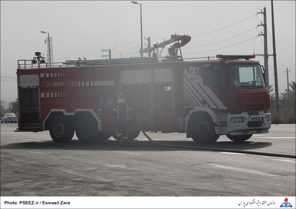 مانور نجات آتش نشانی منطقه 8