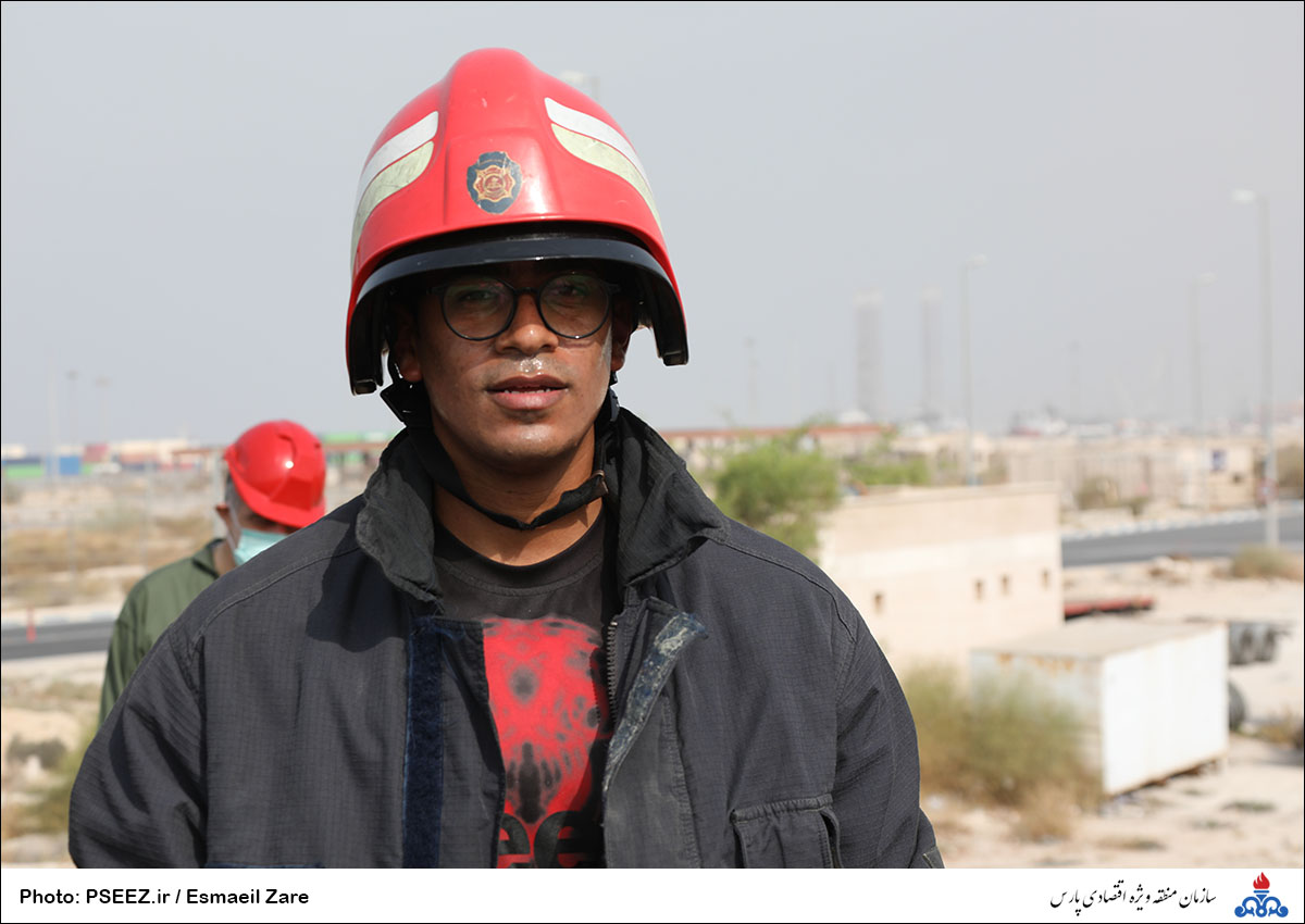 مانور نجات آتش نشانی منطقه 22