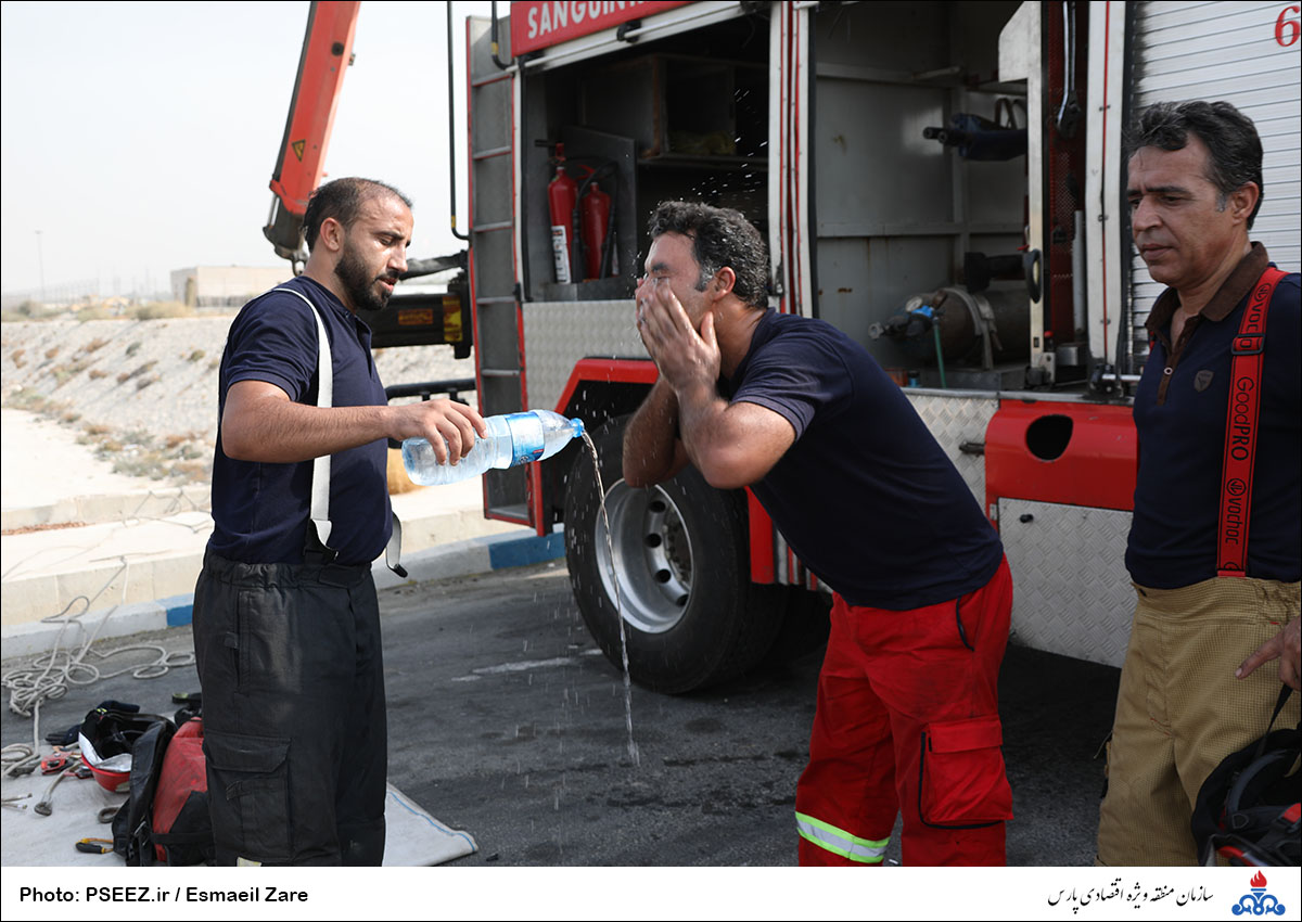 مانور نجات آتش نشانی منطقه 26