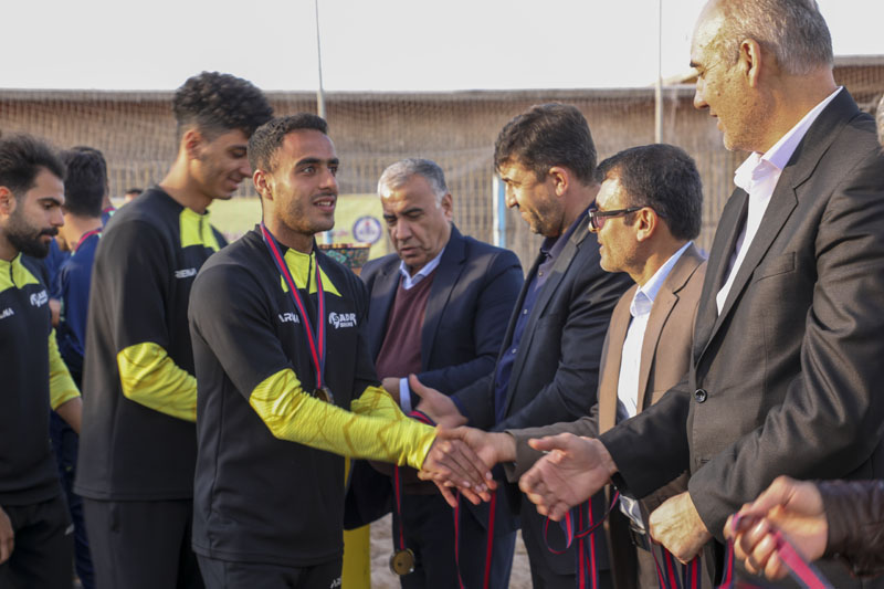 اختتامیه فوتبال ساحلی 85