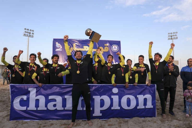اختتامیه فوتبال ساحلی 88