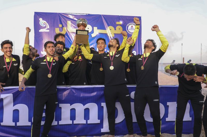 اختتامیه فوتبال ساحلی 92